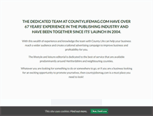 Tablet Screenshot of countylifemag.com